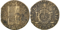 France Sol Coin, Sol aux balances françoise, Lille, Bronze -