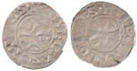 France Denarius Coin, Troyes, Silver -