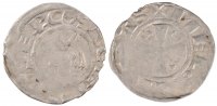 France Denarius Coin, Meaux, Silver -