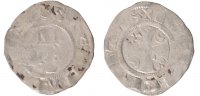 France Denarius Coin, Meaux, Silver -