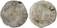 France Denarius Coin, Reims, Silver -
