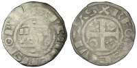 France Denarius Coin, Reims, Silver -