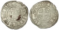 France Denarius Coin, Reims, Silver -