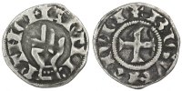 France Denarius Coin, Besançon, Silver -