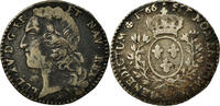France 12 Sols, 1/10 ECU Coin, Louis XV, 1/10 Écu au bandeau, Paris -