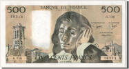 France 500 Francs Banknote, 500 F 1968-1993 ''Pascal'', 1981-07-02 -