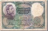 Spain 50 Pesetas Banknote, 1931-04-25 -
