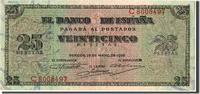 Spain 25 Pesetas Banknote, 1938-05-20 -