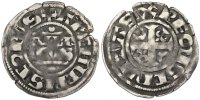 France Denarius Coin, Reims, Billon -