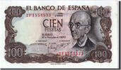 Spain 100 Pesetas Banknote, 1970-11-17 -