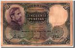 Spain 50 Pesetas Banknote, 1931-04-25 -