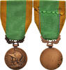 France Medal Aux Défenseurs de la Patrie, Excellent Quality, Bronze, 27 -