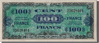 France 100 Francs Banknote, 1945 Verso France, 1945-06-04 -