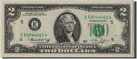 United States Two Dollars Banknote -