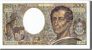 France 200 Francs Banknote, 200 F 1981-1994 ''Montesquieu'' -