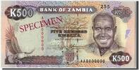 Zambia 500 Kwacha Banknote -