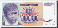 Yugoslavia 1,000,000 Dinara Banknote -