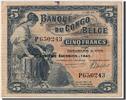 Belgian Congo 5 Francs Banknote, 1943-08-10 -