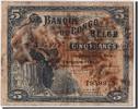 Belgian Congo 5 Francs Banknote, 1944-03-10 -