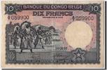 Belgian Congo 10 Francs Banknote, 1952-03-14 -