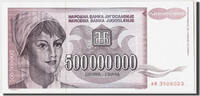 Yugoslavia 500,000,000 Dinara Banknote -