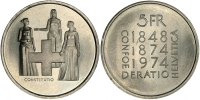 Switzerland 5 Francs Coin, Copper-nickel, KM:52 -