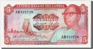 Gambia 5 Dalasis Banknote -