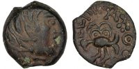 France Bronze Æ Coin, Senones, Bronze, Bronze -