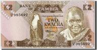 Zambia 2 Kwacha Banknote, Undated (1980-88), Undated, KM:24c -