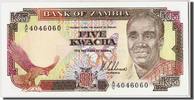 Zambia 5 Kwacha Banknote, Undated (1989), Undated, KM:30a -