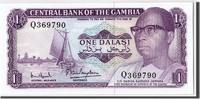 The Gambia 1 Dalasi Banknote, KM:4g -