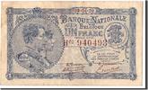 Belgium 1 Franc Banknote, 1920-04-09, KM:92 -