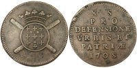 FRENCH STATES 10 Sols Coin, LILLE, Copper, Boudeau:2314 -