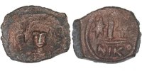 Decanummium Coin, Maurice Tiberius, Nicomedia, Copper, Sear:515 -