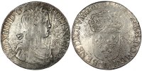 France Ecu Coin, Louis XIV, Écu à la mèche longue, Bayonne -