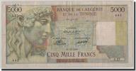 Tunisia 5000 Francs Banknote, 1949-11-18, KM:27 -