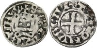 France Denarius Coin, Tours, Silver -