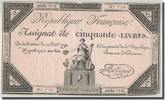France 50 Livres Bertrand, 1792-12-14, KM:A72, Lafaurie:164 -