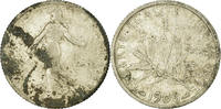 France Franc Coin, Semeuse, Paris, Silver, KM:844.1 -