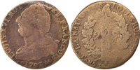 France 2 Sols Coin, 2 sols françois, Metz, Bronze -