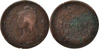 France Decime Coin, Dupré, Paris, Bronze, Gadoury:185 -