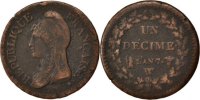 France Decime Dupré, Lille, Bronze, Gadoury:187 -