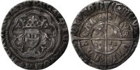 France Half Groat Coin, Calais, Silver -