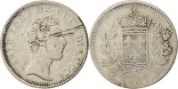 ITALIAN STATES 2 Lire Coin, LUCCA, Silver, KM:41 -