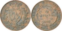 ITALIAN STATES 5 Centesimi Coin, SARDINIA, Carlo Felice, Torino -