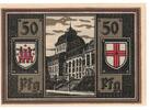 Germany 50 Pfennig Banknote, Freiburg i. Br. Stadt, rue -