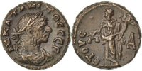 Tetradrachm Coin, Tacitus, Alexandria, Bronze -