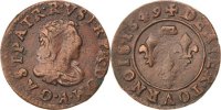 FRENCH STATES Denier Tournois Coin, DOMBES, Gaston d'Orléans -