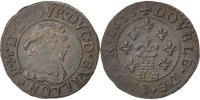 FRENCH STATES 2 Tournois Coin, BOUILLON & SEDAN, Copper -