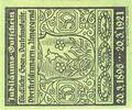 Germany 50 Pfennig Banknote, Oberheldrungen, croix, 1921-03-20 -